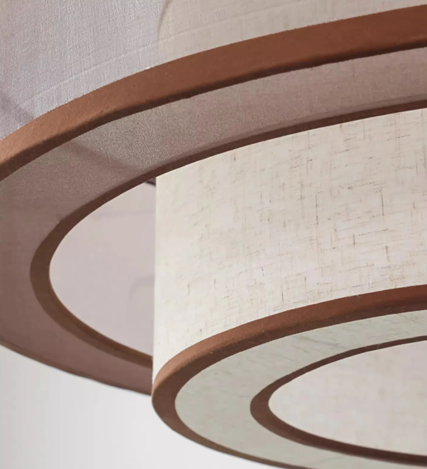 Veloura Silk Pendant Light – Luxury Beige Hanging Ceiling Lamp | Soft Ambient Lighting for Modern Interiors