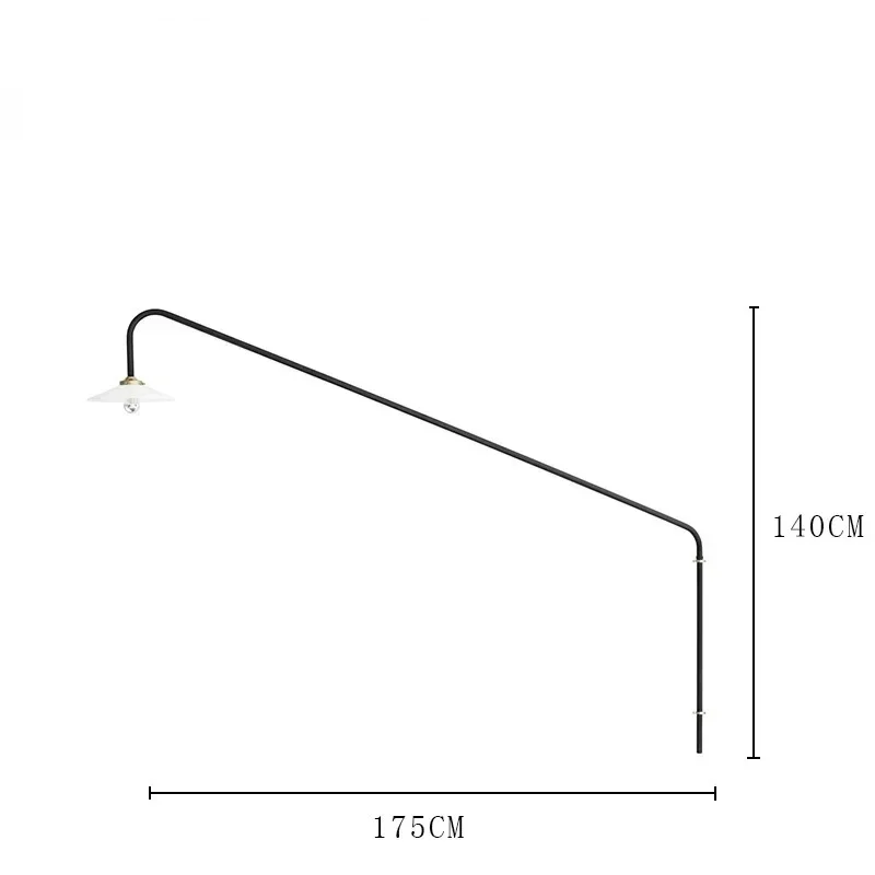 Nordic Designer Industrial Wall Light – Adjustable Long Arm Wall Lamp for Living Rooms, Bedrooms, Restaurants & Hotels