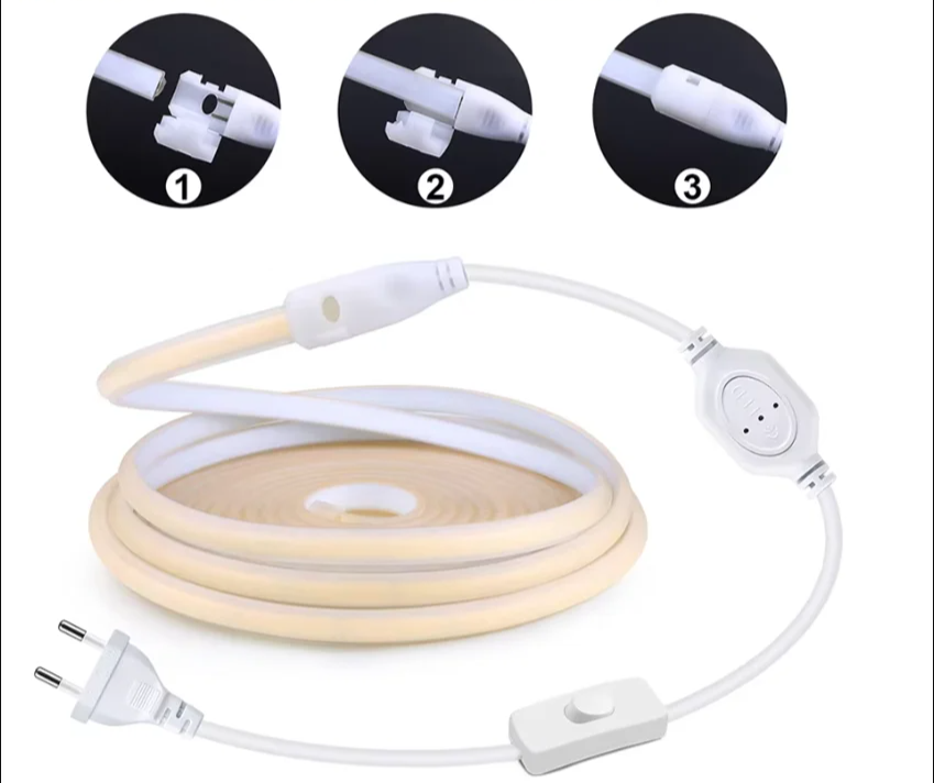 NeoGlow COB LED Neon Light Strip – Waterproof Flexible Lighting for Indoor & Outdoor Use
