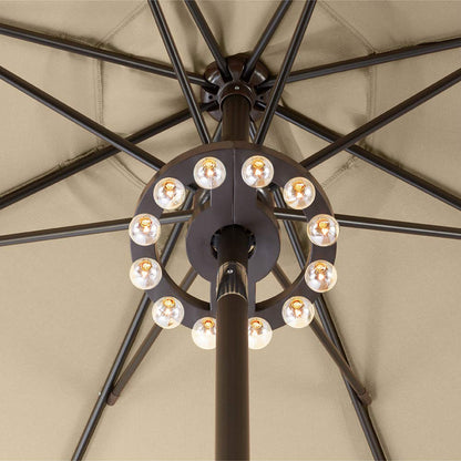 Glanzschirm| Elegante und vielseitige Sonnenschirmlampe-Leuchtezauber