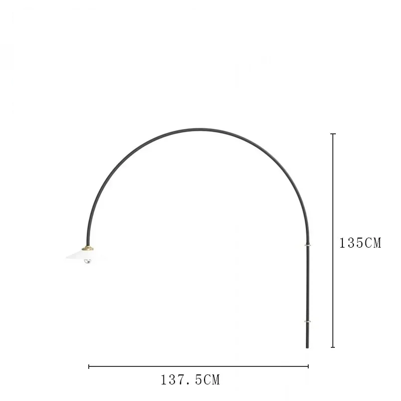 Nordic Designer Industrial Wall Light – Adjustable Long Arm Wall Lamp for Living Rooms, Bedrooms, Restaurants & Hotels
