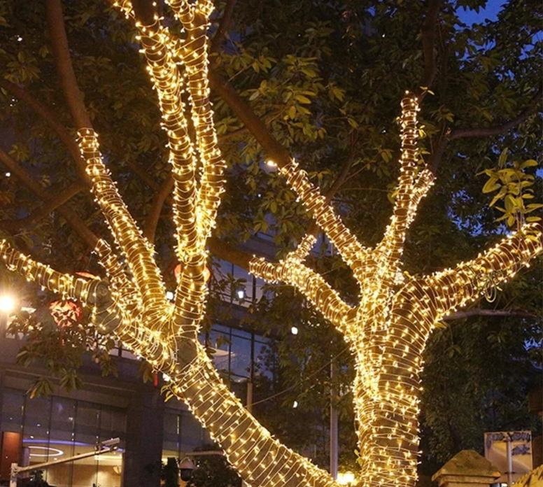 LumiFest LED Christmas String Lights – 10M / 50M / 100M Outdoor Fairy Lights with 8 Lighting Modes