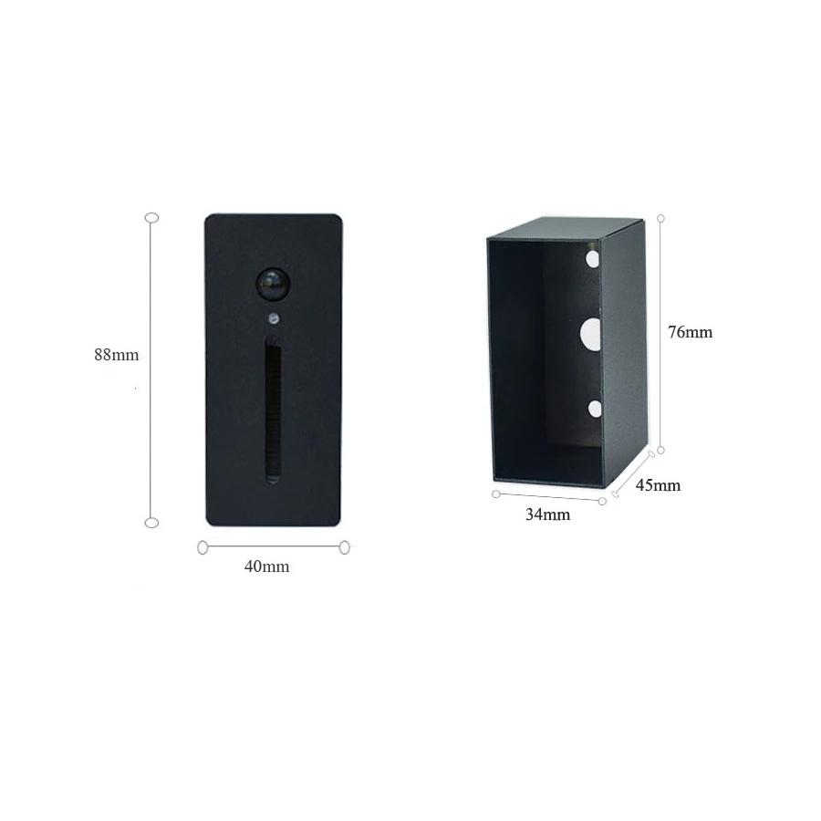 LED Motion Sensor Step Light – Recessed Wall Lamp | Smart Stair & Hallway Lighting | Modern Aluminium Design