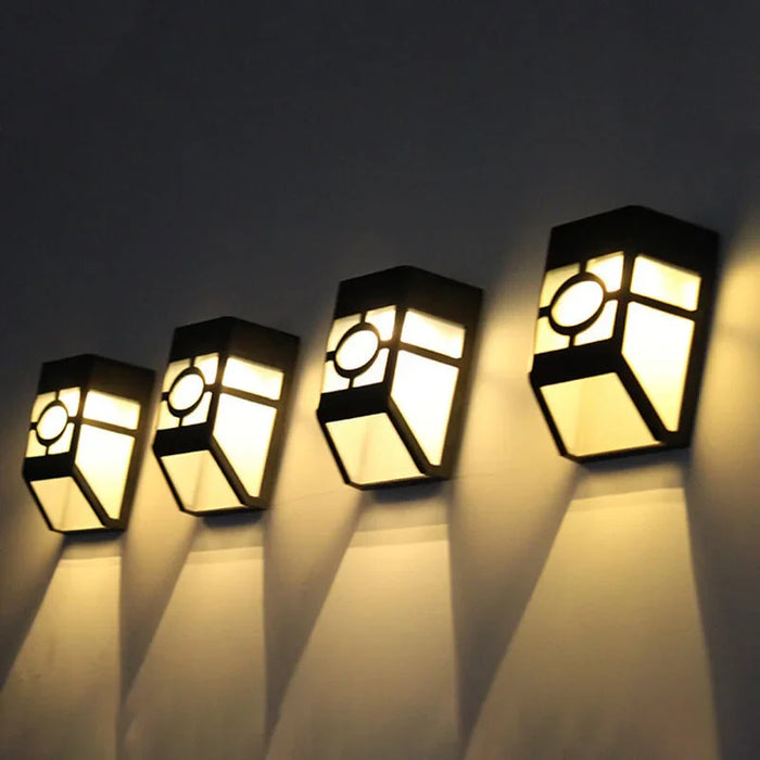 Solar - LED-Wandleuchte (2 Packungen)-Leuchtezauber