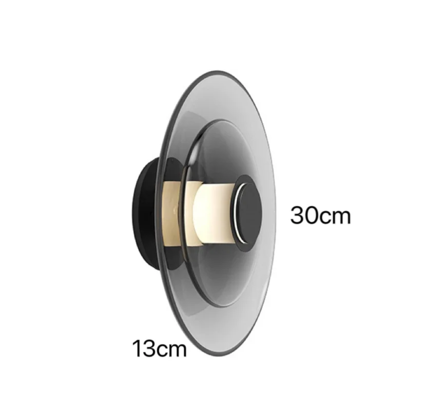 Eloria Glass Wall Light – Nordic LED Wall Lamp | Modern Ambient Lighting for Sophisticated Interiors