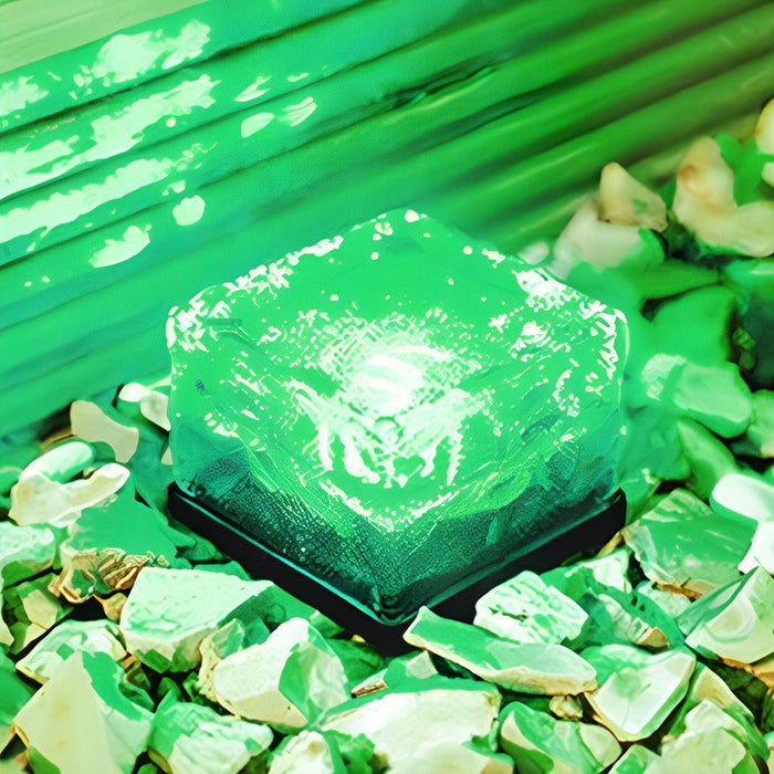 Quadratische Solarlampe-Leuchtezauber
