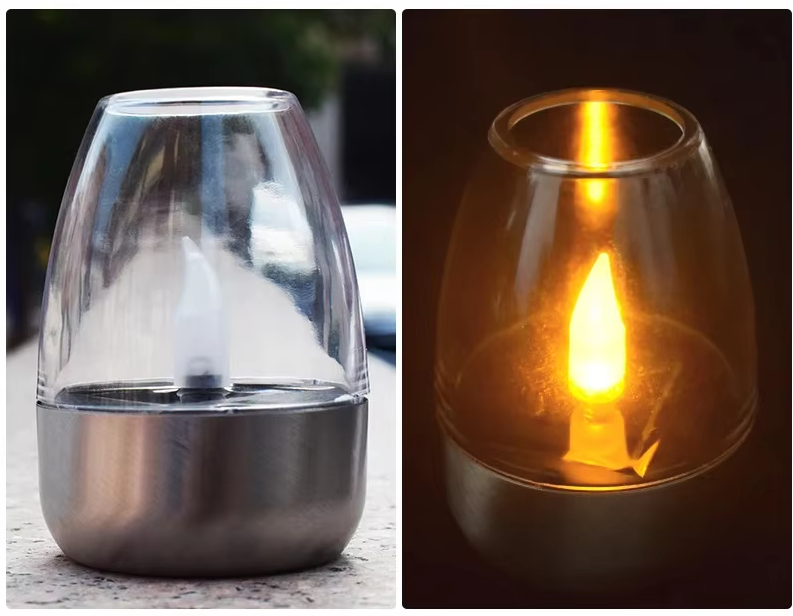 SOLARFLICK Solar LED Kerzenlicht für Außen-Leuchtezauber