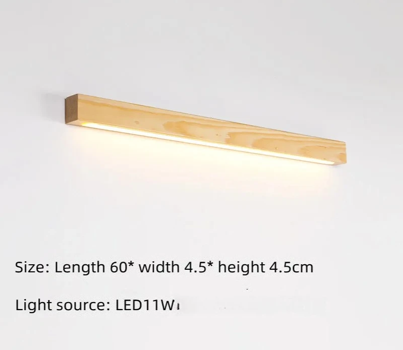 Japanese Wood Wall Light – Minimalist LED Wall Lamp | Up & Down Ambient Lighting | Japandi Interior Feature