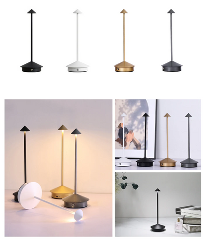 LumaTouch – Wiederaufladbare LED-Tischlampe mit Stufenloser Dimmung-Leuchtezauber
