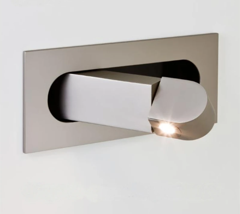 Arctis Pivot Wall Light – Adjustable Recessed LED Reading Lamp | Minimalist Nordic Wall Lighting