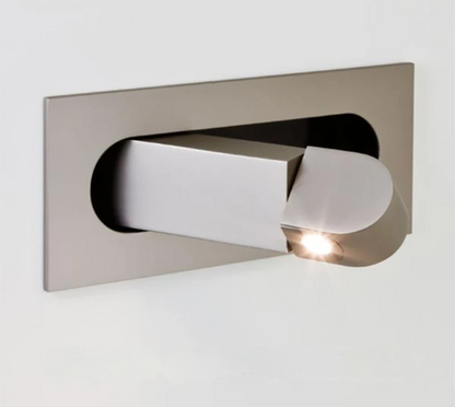 Arctis Pivot Wall Light – Adjustable Recessed LED Reading Lamp | Minimalist Nordic Wall Lighting