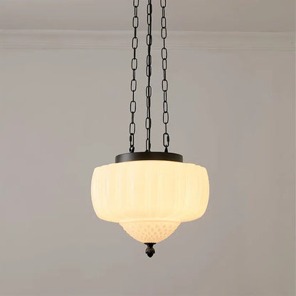 Moderne weiße minimalistische Hängelampe-Leuchtezauber