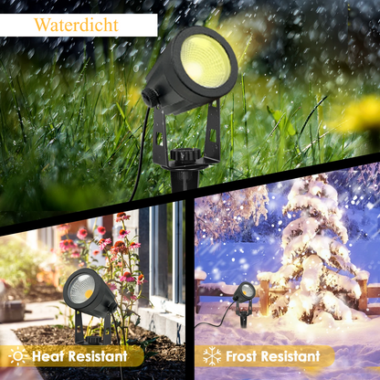 PowerBeam LED Gartenstrahler Außen – Wasserdichte Landschaftsbeleuchtung-Leuchtezauber
