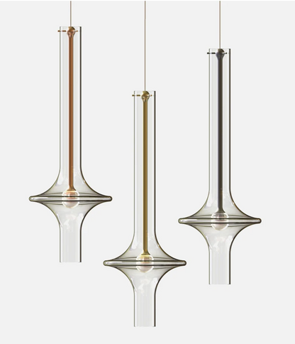 Aureline Glass Pendant Light – Luxury Nordic LED Hanging Lamp | Modern Designer Lighting for Elegant Interiors