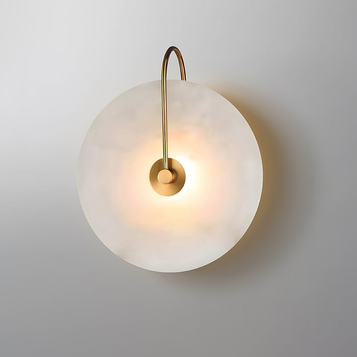 Beruhigende Alabaster-LED-Wandleuchte-Leuchtezauber