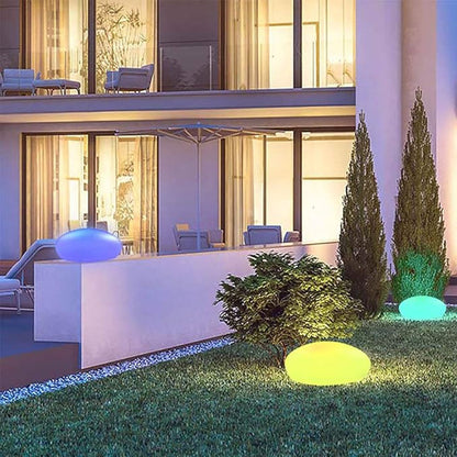 Cobblestone Gartenlampe-Leuchtezauber