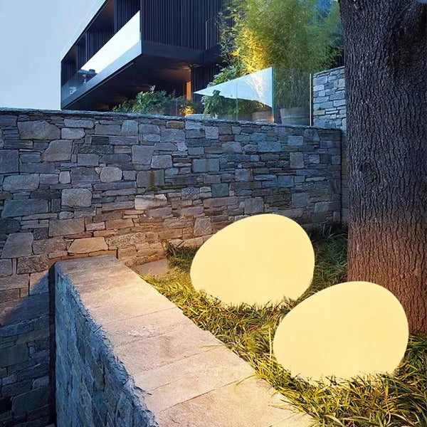 Cobblestone Gartenlampe-Leuchtezauber