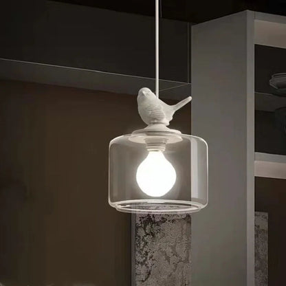 Vogel-Hängelampe für das Wohnzimmer-Leuchtezauber