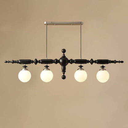 Zeitloser LED-Kronleuchter aus Cambridge-Holz-Leuchtezauber
