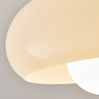 Kleine weiße Vintage-Deckenlampe für den Flur-Leuchtezauber