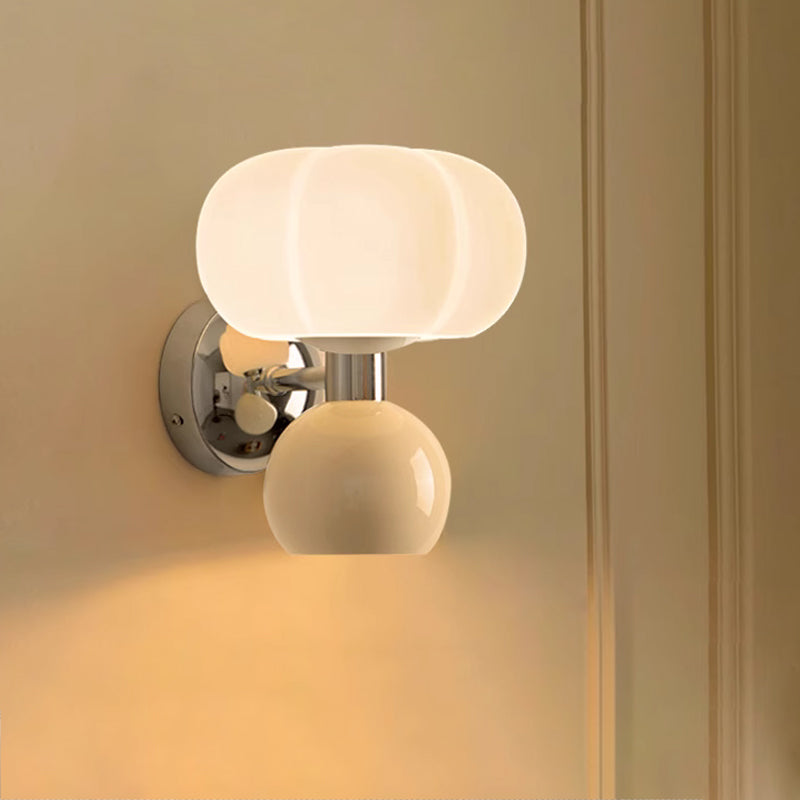Moderne Led Wandlampen Creme-Leuchtezauber