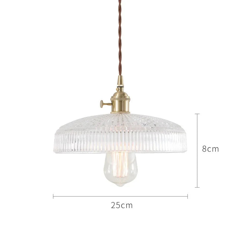AeroNord LumiSphere Pendant Light – Japandi Glass Pendant Lamp for Living Rooms, Cafés &Modern Interiors