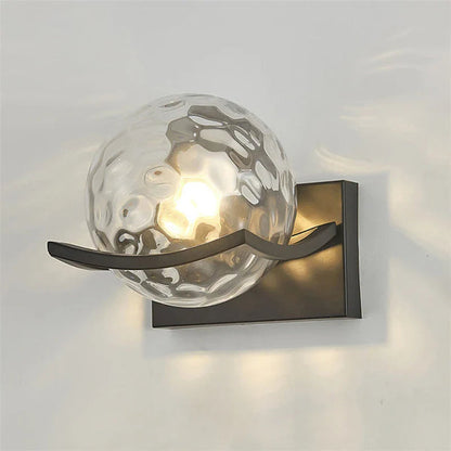Moderne LED-Wandleuchte aus Glas-Leuchtezauber