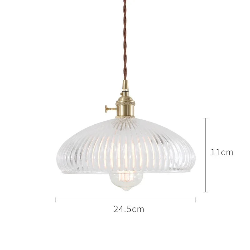 AeroNord LumiSphere Pendant Light – Japandi Glass Pendant Lamp for Living Rooms, Cafés &Modern Interiors