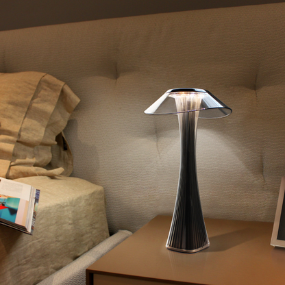 Kristall-Lampe - LED Diamant Tischlampe-Leuchtezauber