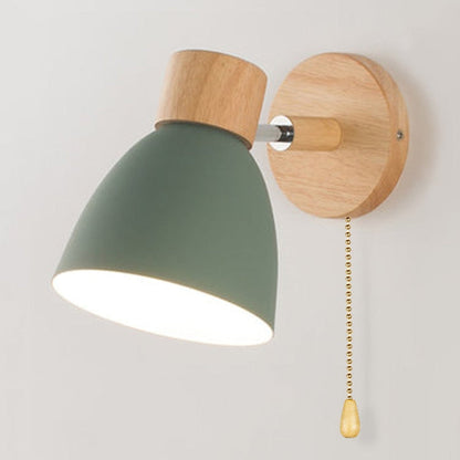 Yadiel - Skandinavische Hängewandlampe aus Holz-Leuchtezauber
