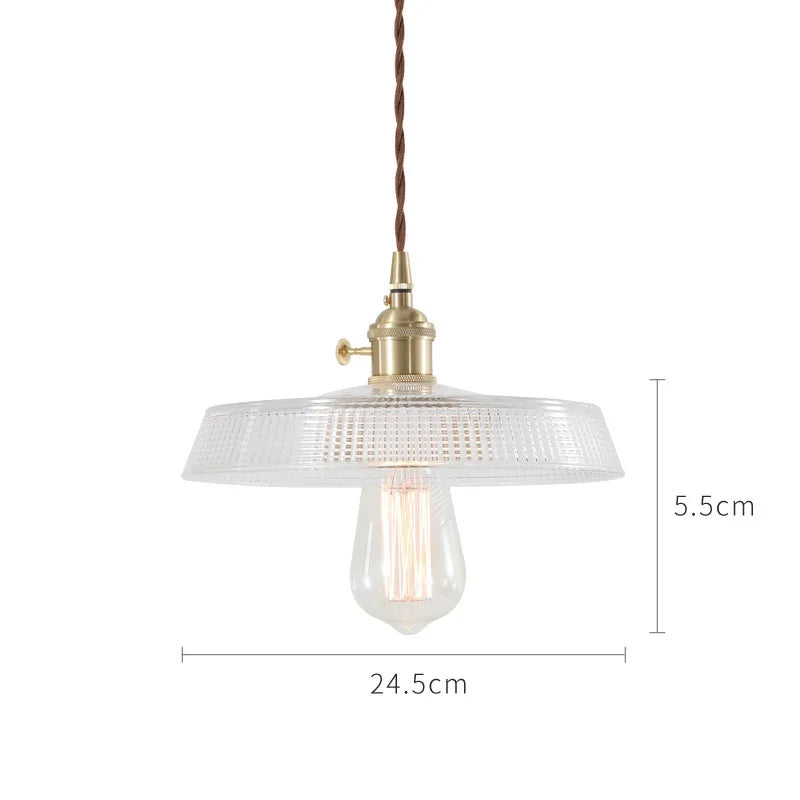 AeroNord LumiSphere Pendant Light – Japandi Glass Pendant Lamp for Living Rooms, Cafés &Modern Interiors