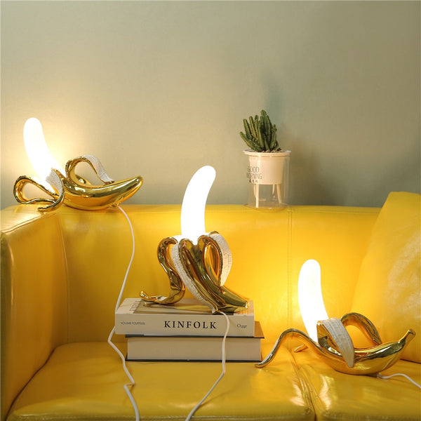 Banane Lichter Art Deco Tischlampen-Leuchtezauber