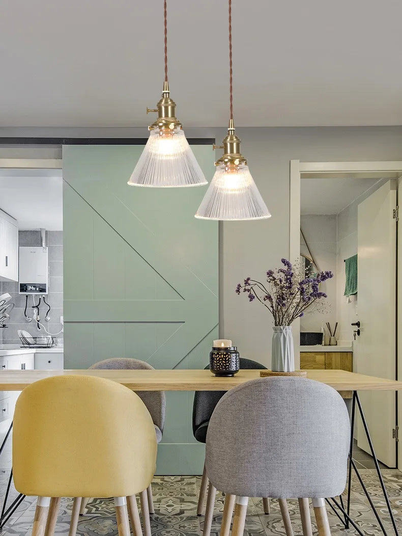 AeroNord LumiSphere Pendant Light – Japandi Glass Pendant Lamp for Living Rooms, Cafés &Modern Interiors