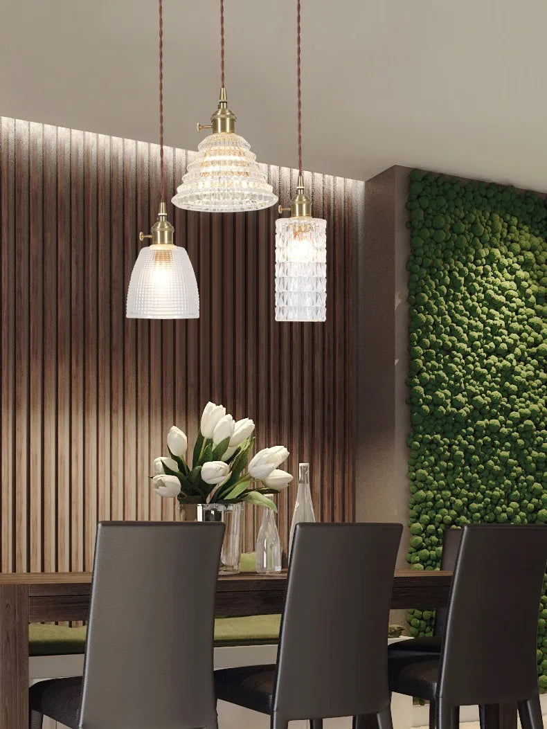 AeroNord LumiSphere Pendant Light – Japandi Glass Pendant Lamp for Living Rooms, Cafés &Modern Interiors
