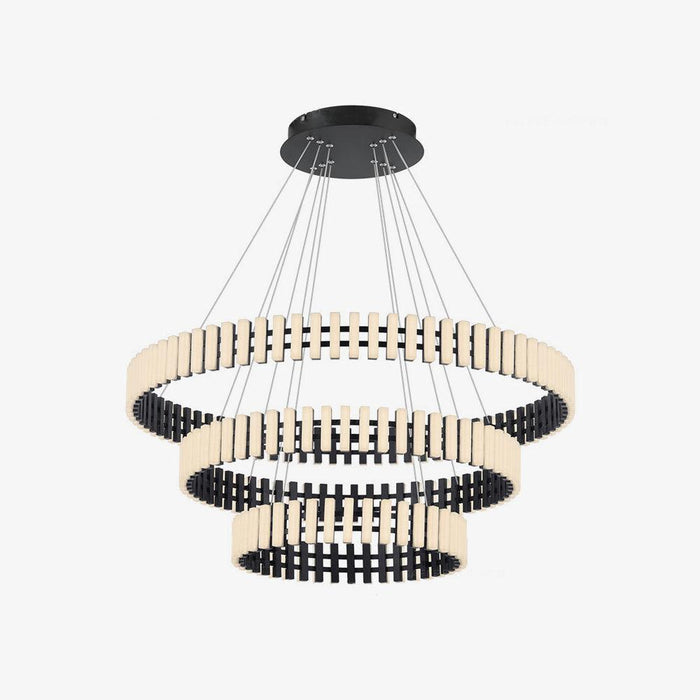 Eleganter hängender LED-Kronleuchter mit warmem, neutralem und kühlem Licht-Leuchtezauber