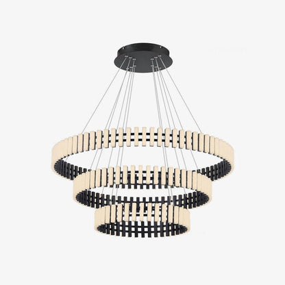 Eleganter hängender LED-Kronleuchter mit warmem, neutralem und kühlem Licht-Leuchtezauber