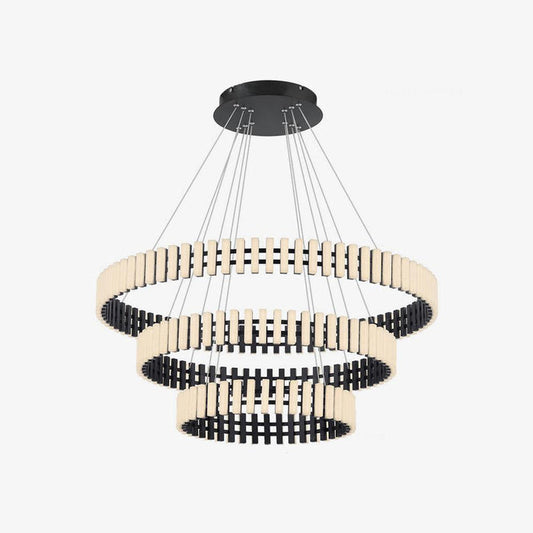 Eleganter hängender LED-Kronleuchter mit warmem, neutralem und kühlem Licht-Leuchtezauber