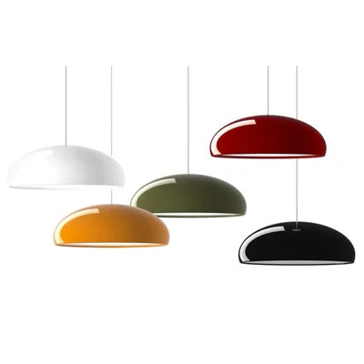 AURABLOOM Nordic LED Macaron Pendant Lamp – Modern Scandinavian Ceiling Light for Dining Rooms, Cafés & Stylish Interiors
