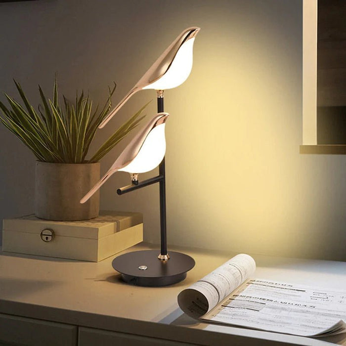LED Tischlampe in Form eines Vogels-Leuchtezauber