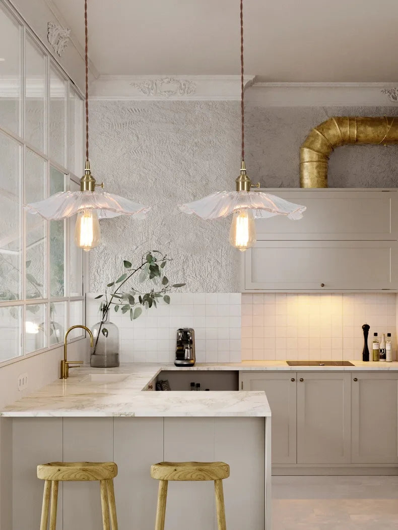 AeroNord LumiSphere Pendant Light – Japandi Glass Pendant Lamp for Living Rooms, Cafés &Modern Interiors