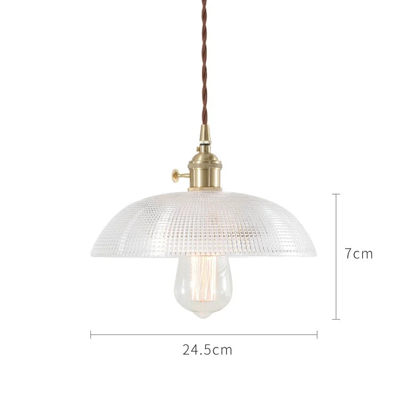 AeroNord LumiSphere Pendant Light – Japandi Glass Pendant Lamp for Living Rooms, Cafés &Modern Interiors