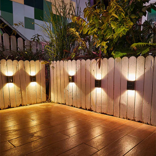 Kabellose LED-Solarwandlampen Deluxe – Schaffen Sie die perfekte Atmosphäre in Ihrem Garten!-Leuchtezauber
