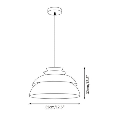Elegante Midori-Hängelampe für das Esszimmer-Leuchtezauber