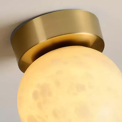 Moon Alabaster Deckenleuchte-Leuchtezauber