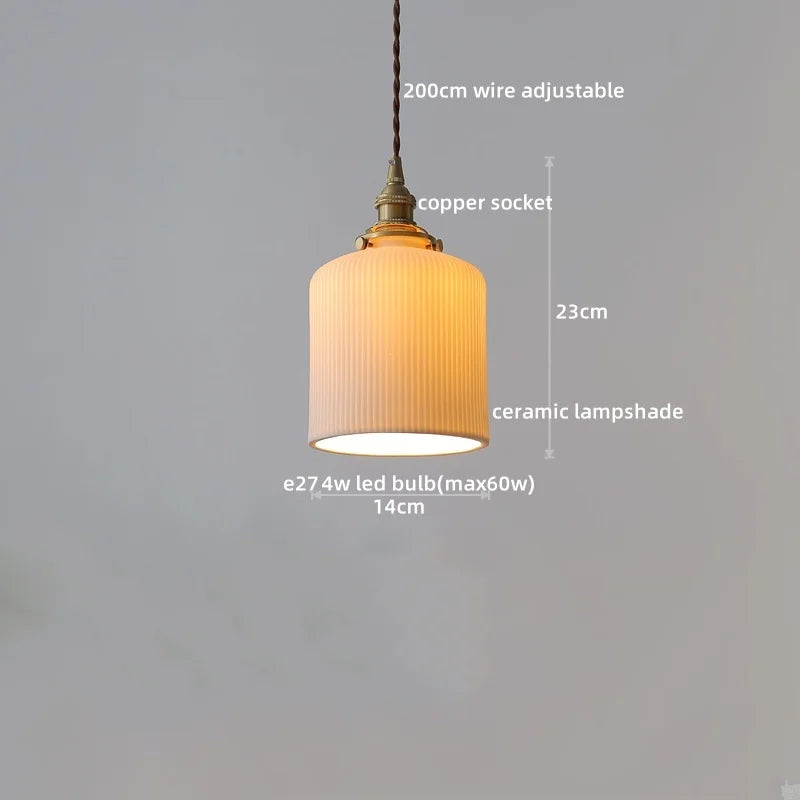 Verra Copper Pendant Light – Modern Glass Ceiling Lamp | Contemporary Ambient Lighting | Refined Interior Elegance