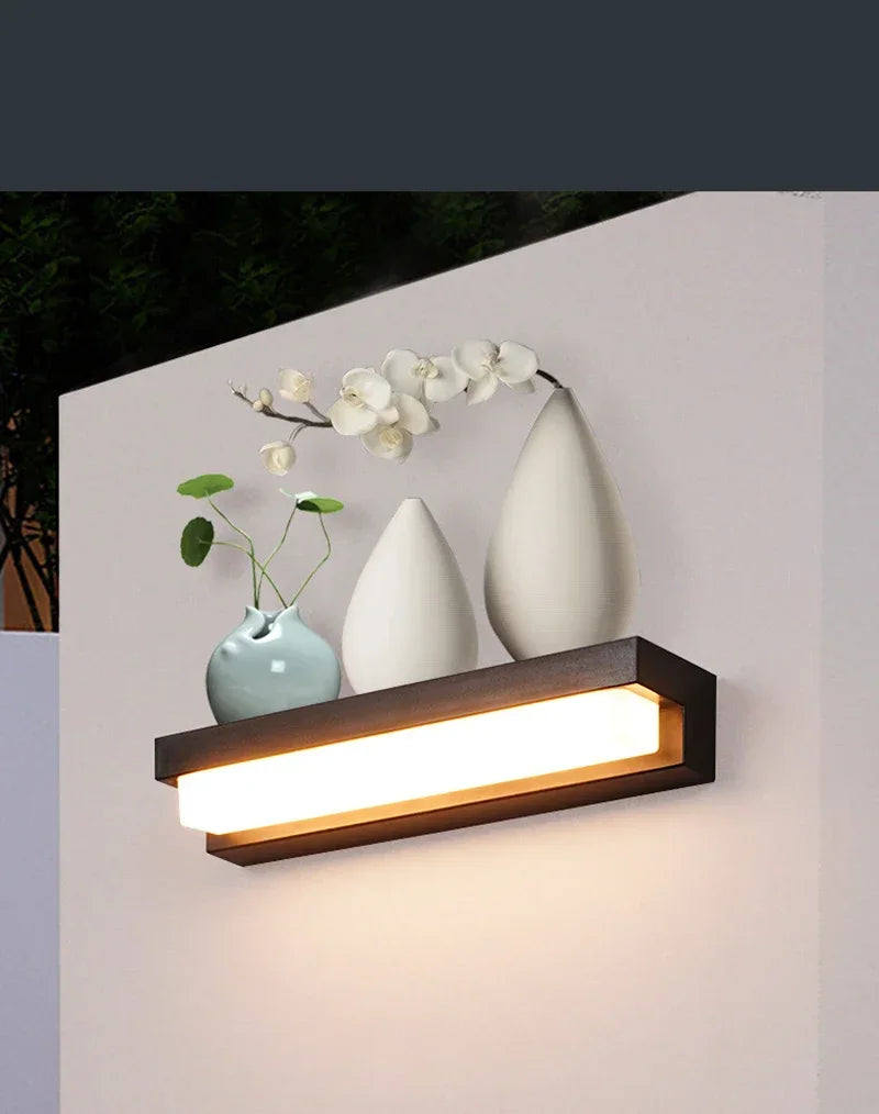 Outdoor Solar LED Wall Light – Waterproof Garden Wall Lamp | IP65 Security & Decorative Lighting | Energy-Efficient Exterior Light