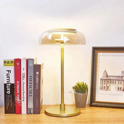 Aurélo – Designer Tischlampe aus Glas mit LED & Postmodernem Stil-Leuchtezauber
