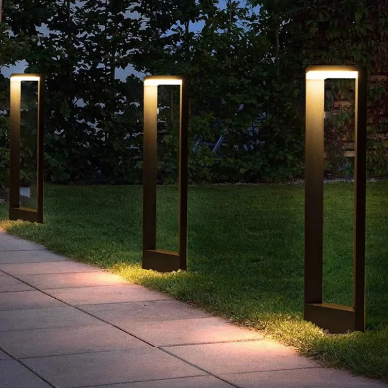 LumiPillar Aluminium LED Gartenleuchte-Leuchtezauber