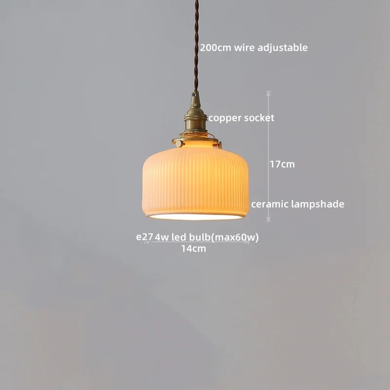 Verra Copper Pendant Light – Modern Glass Ceiling Lamp | Contemporary Ambient Lighting | Refined Interior Elegance
