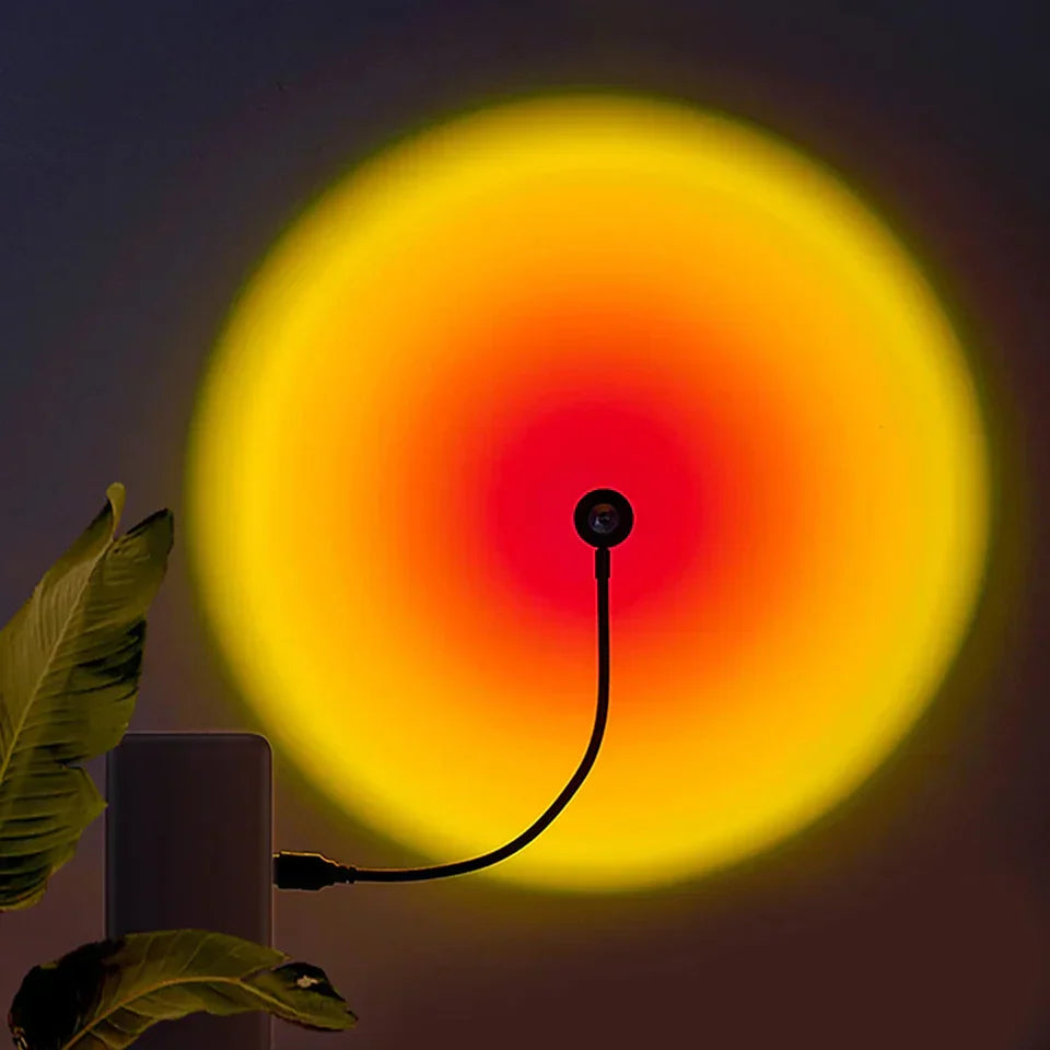SunGlow USB Sunset LED Projektor-Leuchtezauber